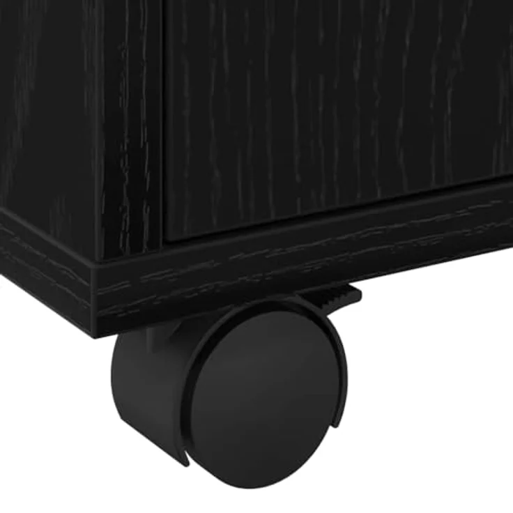 vidaXL Schrank mit Regal Schwarz Eichen-Optik 60 x 48 x 74,5 cm 869242 – Bild 7