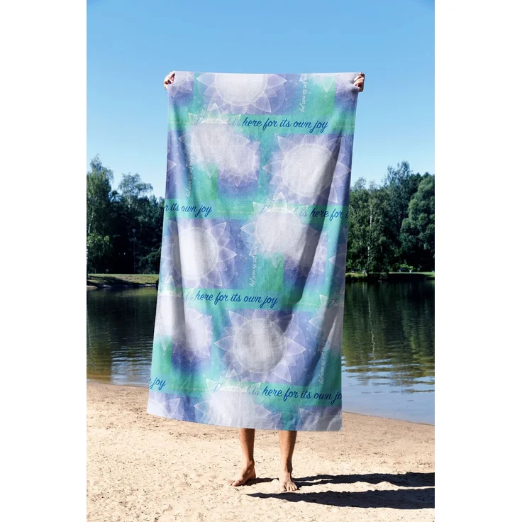 Mijolnir 'Yoga Nature 70' Strandtuch, Mehrfarbig, 70 x 130 cm – Bild 1