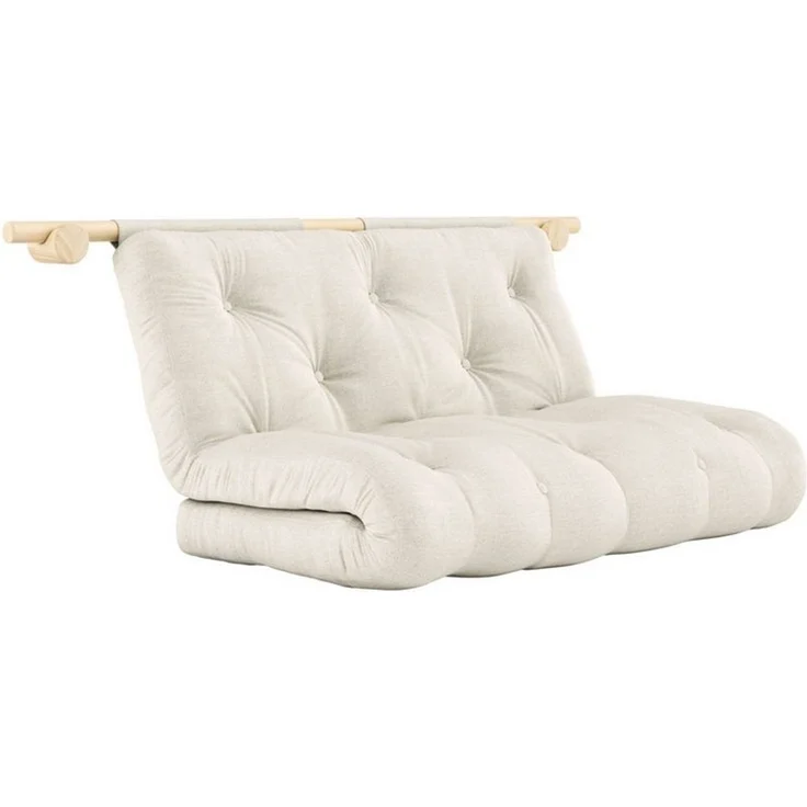 Karup Design Schlafsofa Hooked Sofa Bed / Sleeper Chair – Sitz- oder Schlafplatz, platzsparend, Futonmatratze inkl. Halterungsset aus FSC®-zertifiziertem Massivholz – Bild 3