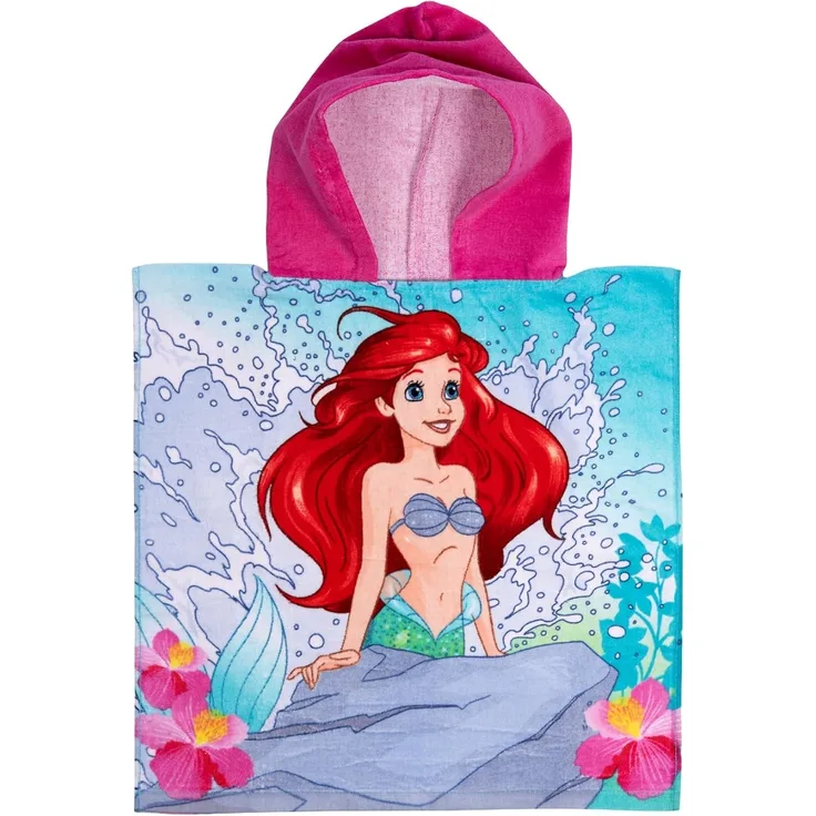 United Labels® Strandtücher Disney - Arielle - Badeponcho