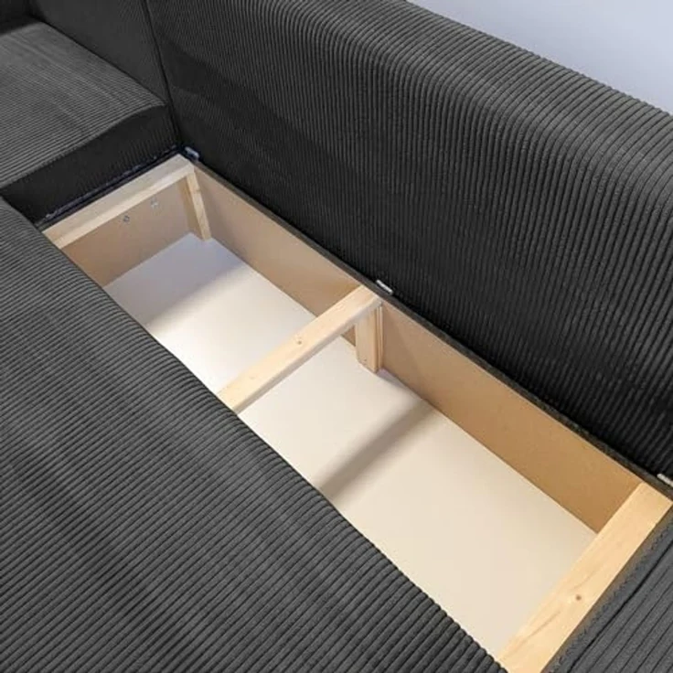 Lookway Ecksofa Gepolstertes CARLOS L-Form, Schlaffunktion – Bild 7