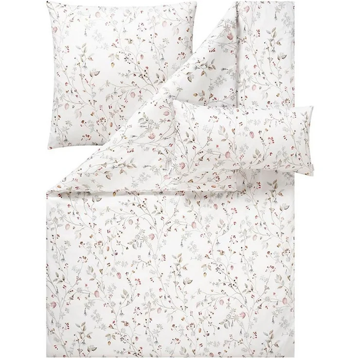 Estella Bettwäsche Christa, Schweizer Satin, 3 teilig, Schweizer Premium-Satin aus 100% Baumwolle – Bild 1