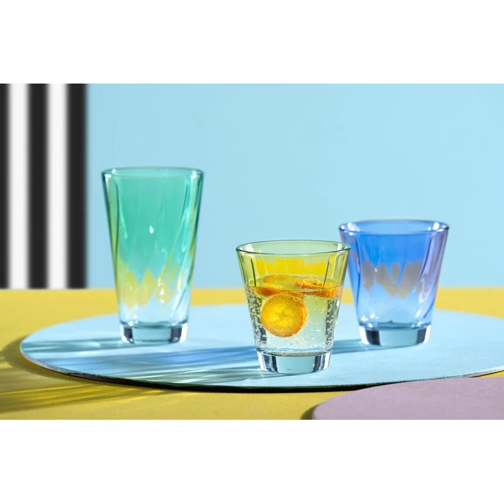 LEONARDO Gläser-Set Trinkglas, TWIST, 215 ml, 4er-Set, 4-tlg, Glas, Whiskybecher, spülmaschinengeeignet – Bild 2