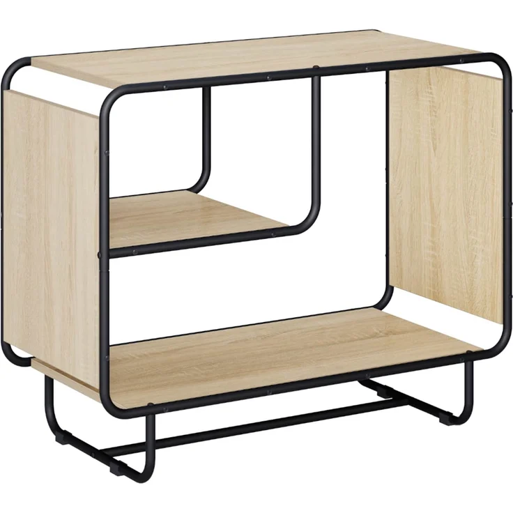 vidaXL Sideboard Sonoma-Eiche 80 x 37.5 x 64.5 cm Holzwerkstoff 8007931 – Bild 2