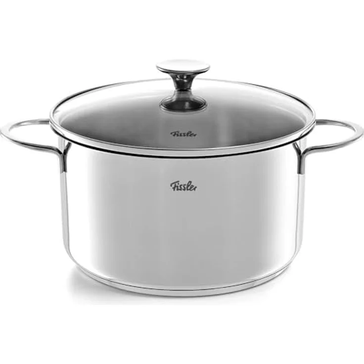 Fissler Copenhagen Topf-Set 4-tlg. Induktion mit Glasdeckel Edelstahl – Bild 5