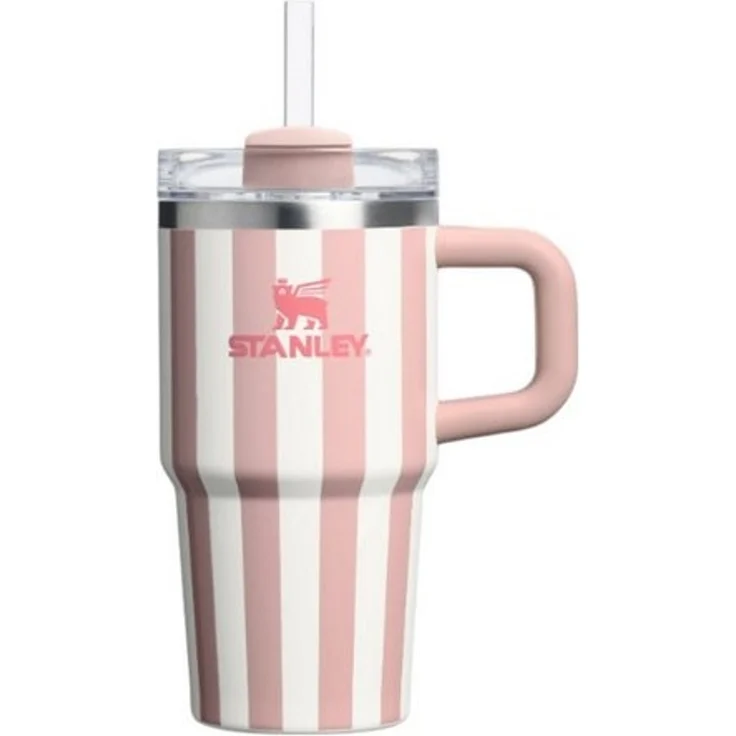 Stanley 1913 Thermoflasche Quencher® H2.0 FlowState™ Becher, 0,6 l Rosa Weiss – Bild 2