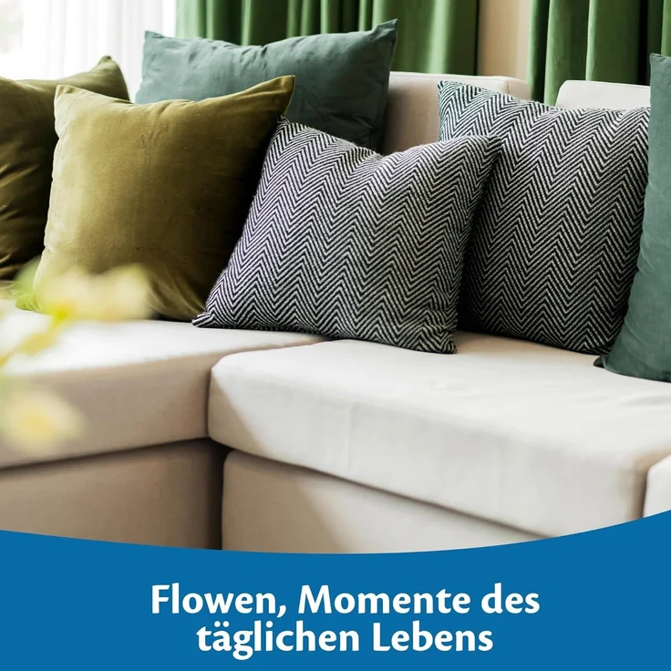 Kissen 40x40 Kopfkissen 4er Set Dekokissen für Bett und Sofa Innenkissen Hypoallergene Sofakissen Anti-Milben Weiche Zierkissen mit Kissenbezug Baumwolle und Polyest. Abnehmbar und Waschmaschinenfest – Bild 9