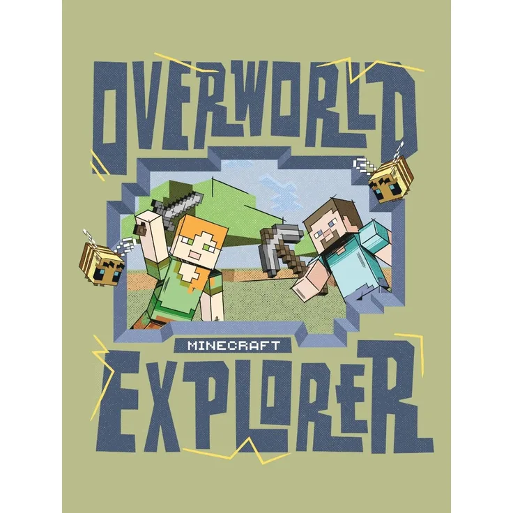 Minecraft Korallenfleece Decke 130x170 cm Kuscheldecke weich Wohndecke