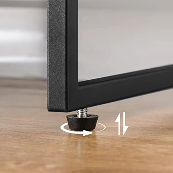 HOOBRO Schuhregal, 5 Ebenen Schuhablage, Schuhschrank, für 16-20 Paar Schuhe, Schuhaufbewahrung, platzsparend, robust und stabil, Flur, Wohnzimmer, Dunkelbraun-Schwarz EBF58XJ01 – Bild 7