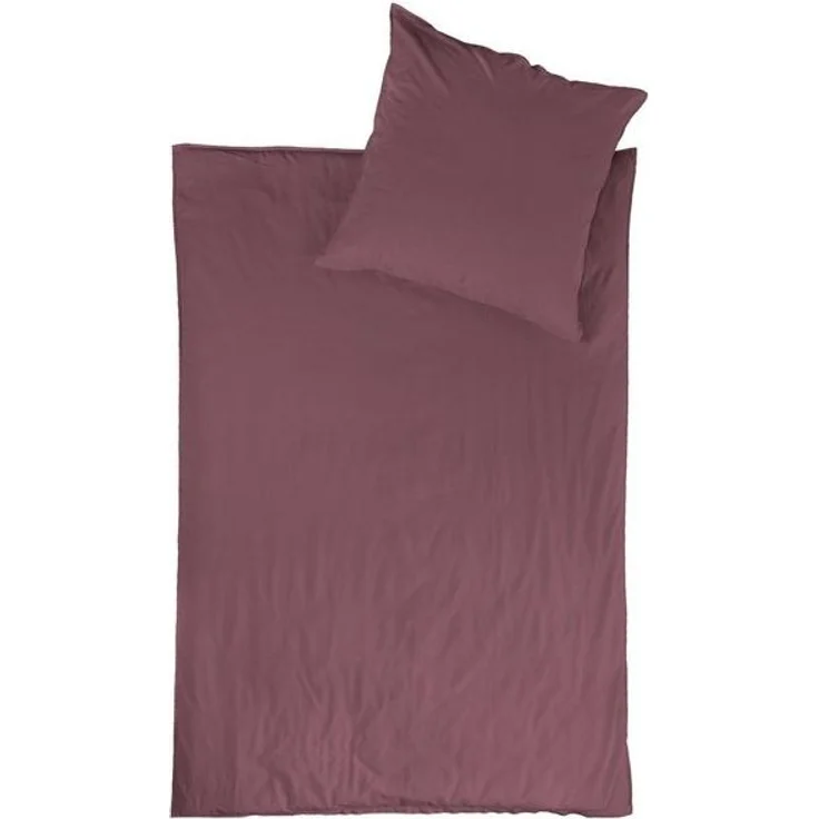 jilda-tex Bettwäsche Lissabon, Renforcé (Bio-Baumwolle), 2 teilig, unifarben, stonewashed und in vielen Farben – Bild 4