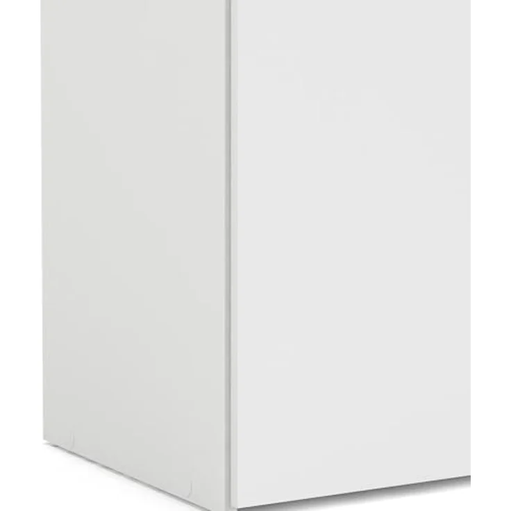 Dmora - 1-Tür MehrzweckschrankMelanie, Multifunktionale Möbel, Schuhschrank, Besenschrank, 42x39 h175 cm, Weiß – Bild 7