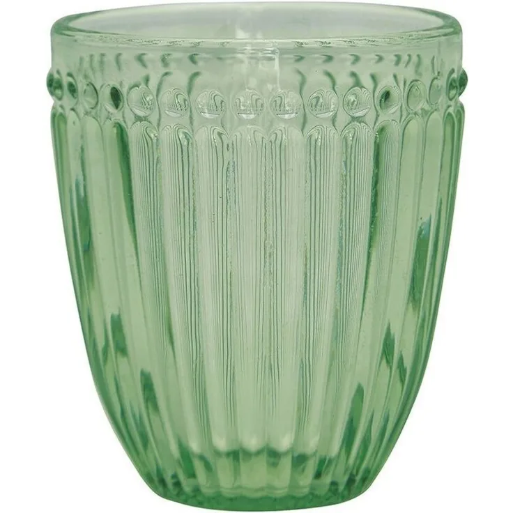 Greengate Wasserglas Alice Pale Green GLAWATAALI3906
