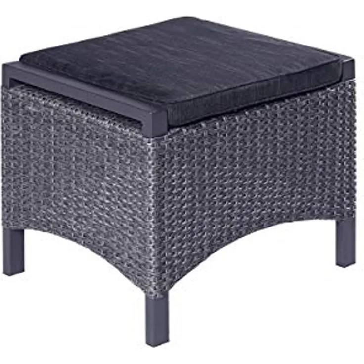 LC Garden »Keramo« Dining Hocker Fußbank grau-mix