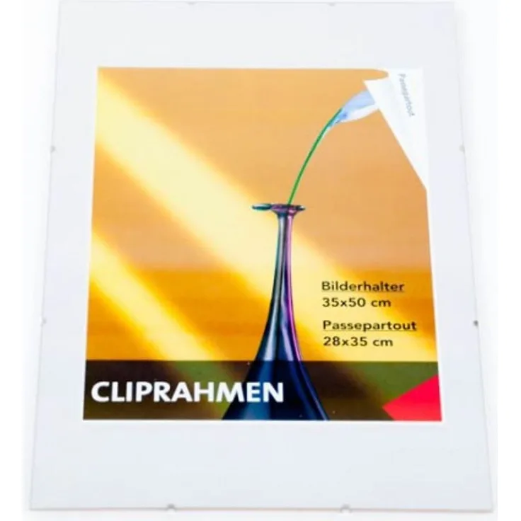 Rahmenloser Cliprahmen 35x50 cm Bilderrahmen Fotorahmen Bilderhalter Wanddeko