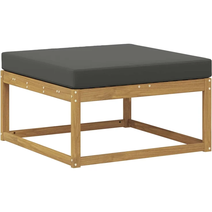 vidaXL Outdoor-Sofagarnitur 4 stk. Weiß und Anthrazit Polyester 3386286 – Bild 4