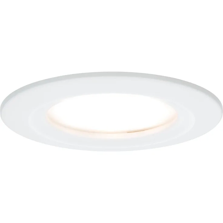 Paulmann No. 93869 Einbauleuchte LED Coin Slim IP44 rund 6W Weiß 1er-Set dimmbar