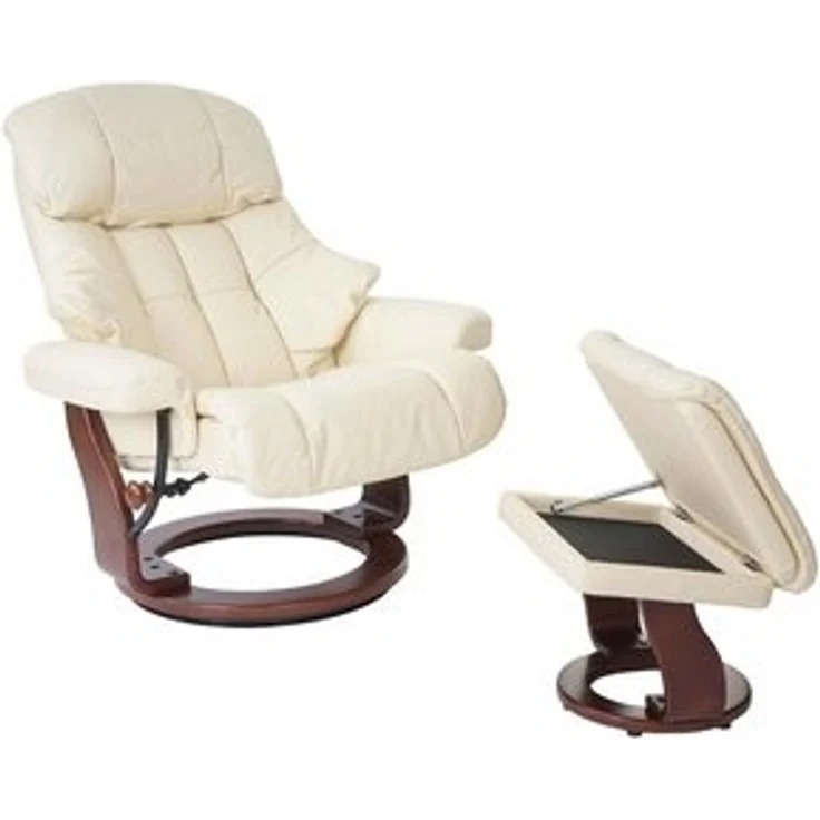 MCA furniture Relaxsessel Windsor XXL, Extradicke Polsterung, inklusive gepolstertem Fußhocker mit Staufach – Bild 6