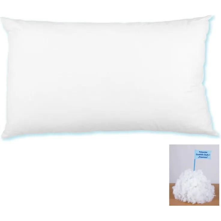 Arsvita Füllkissen Kissenfüllung mit Feder,Polyester Füllung 30 x 50 cm Polyester - Premiumfüllung