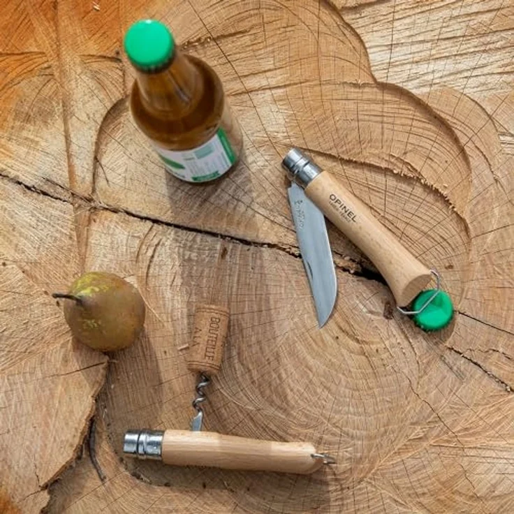 Opinel Taschenmesser No. 10 mit Korkenzieher – Bild 7