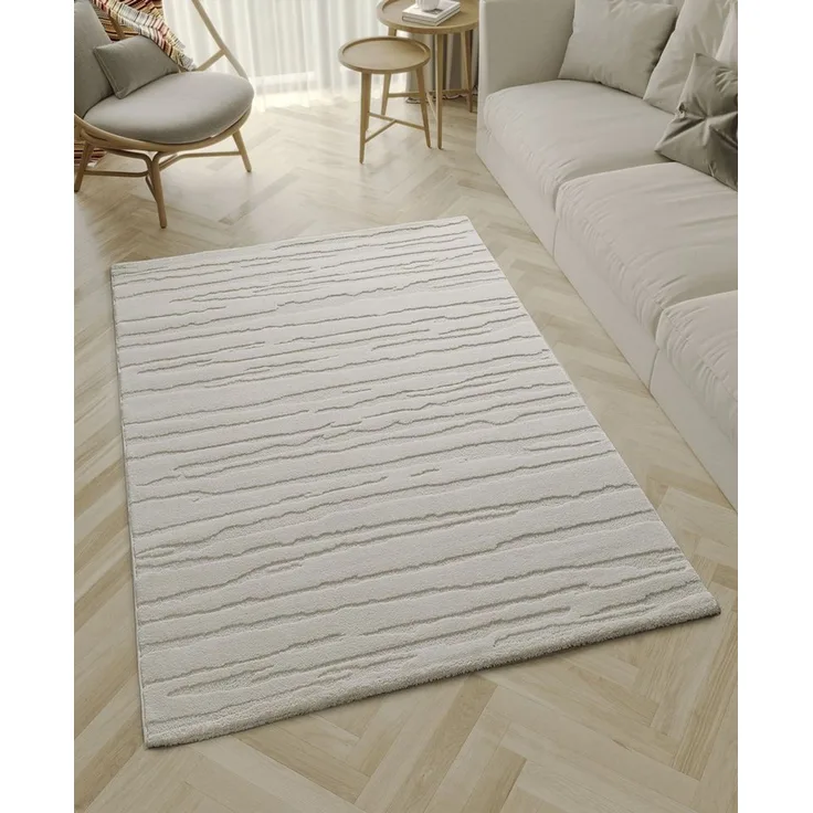 the carpet Teppich Everest, rechteckig, Höhe: 14 mm, moderner Wohnzimmer Teppich hohe Flordichte