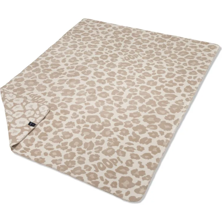 Joop! Wohndecke Kuscheldecke 150x200 cm Leopard Tierfell creme sand 813923