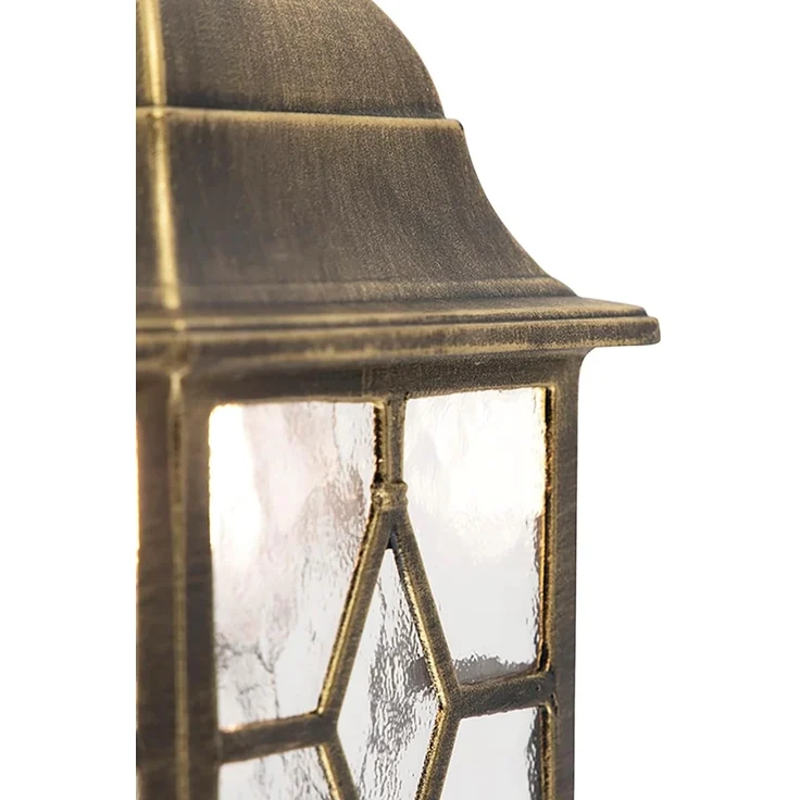 Qazqa Außen-Wandleuchte London, ohne Leuchtmittel, E27, Bronze, Landhaus, Aluminium, 1-flammig – Bild 9