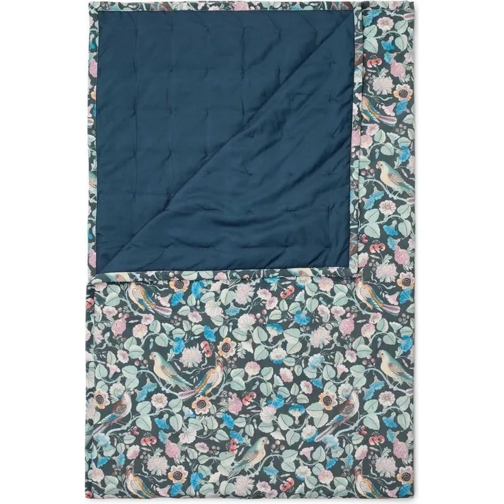 Essenza Tagesdecke Aleste, aus weichem Samt mit Blumenprint