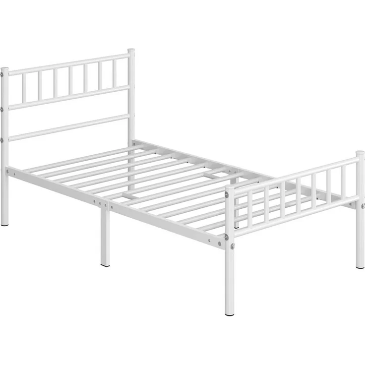 Yaheetech Bettgestell Metallbett, Einzelbettgestell/Doppelbettgestell, in 4 Größen verfügbar – Bild 1