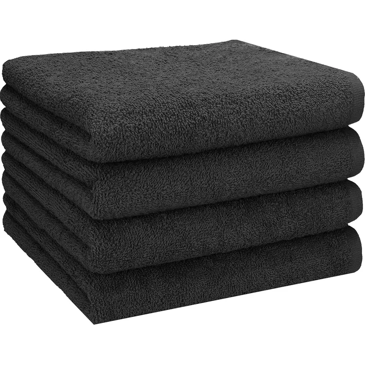 Betz Handtücher Berlin 4er Pack Handtuch-Set 50x100 cm, 100% Baumwolle