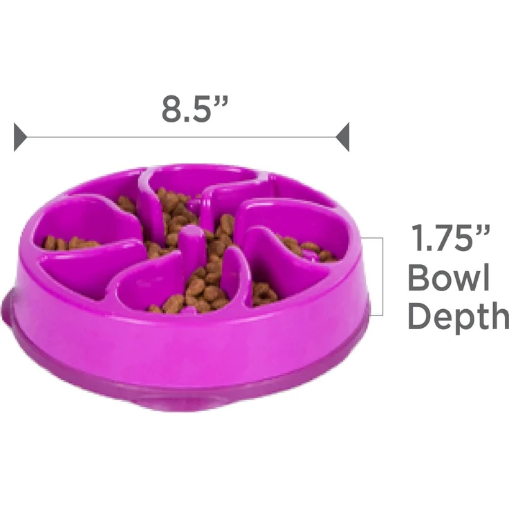 Outward Hound 'Kyjen' Interaktiver Bloat-Stop-Futternapf für Hunde, Größe S, violett – Bild 7