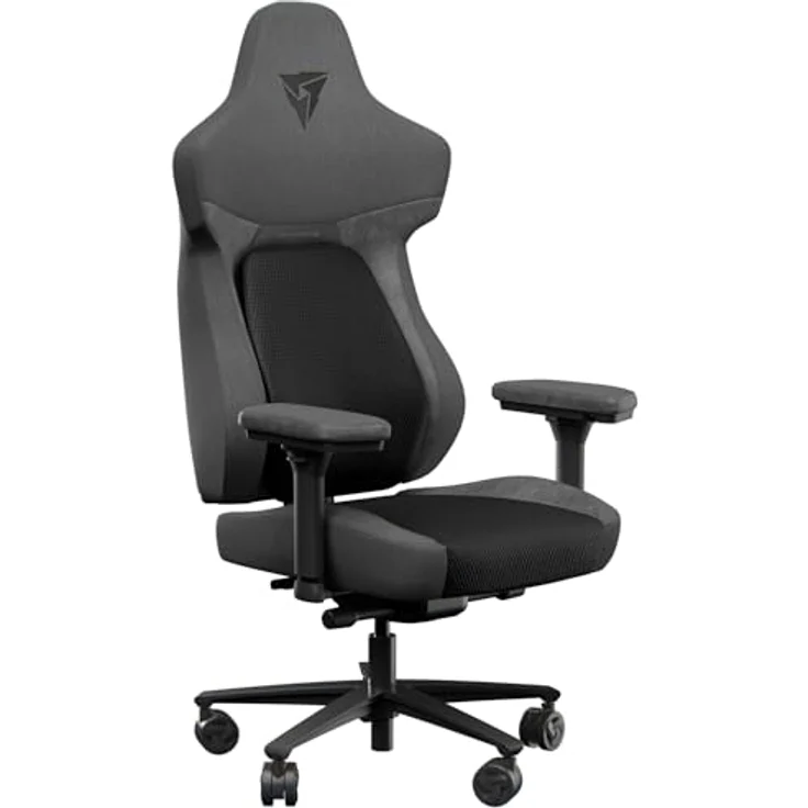 Thunder X3 CORE Mesh Gaming Stuhl, ergonomisch, verstellbar, bis 150 kg belastbar, für Körpergrößen von 160 bis 200 cm, schwarz – Bild 1