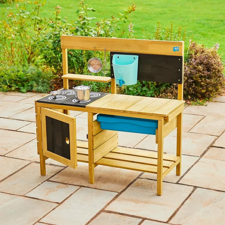 TP Toys Holz Matschküche Murmeltier Deluxe | Natur – Bild 4