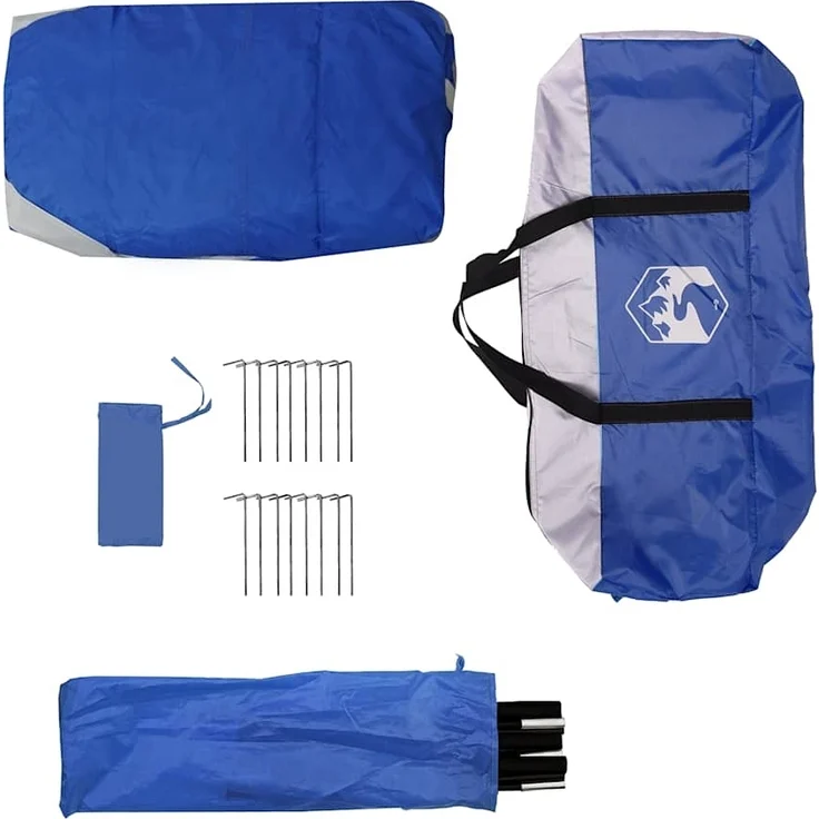 vidaXL Partyzelt Azurblau Wasserdicht 4100646 – Bild 8