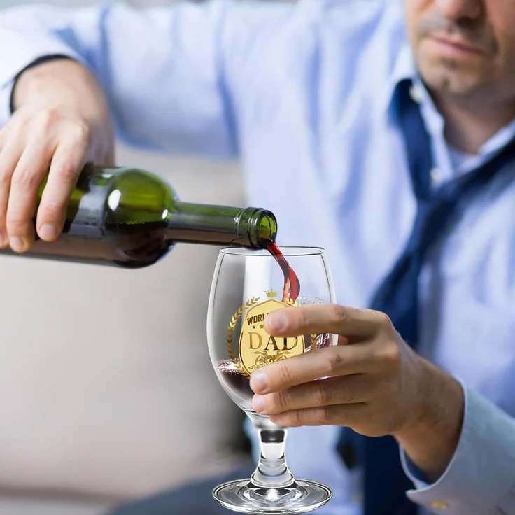 Bierglas Personalisierte Gravur Papa Dad Geburtstag 5 Dad Biergläser – Bild 8