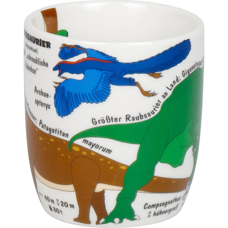 KÖNITZ 1172673025 Kid's Wissen Dinos 230 ml aus Porzellan / Kinderbecher – Bild 7
