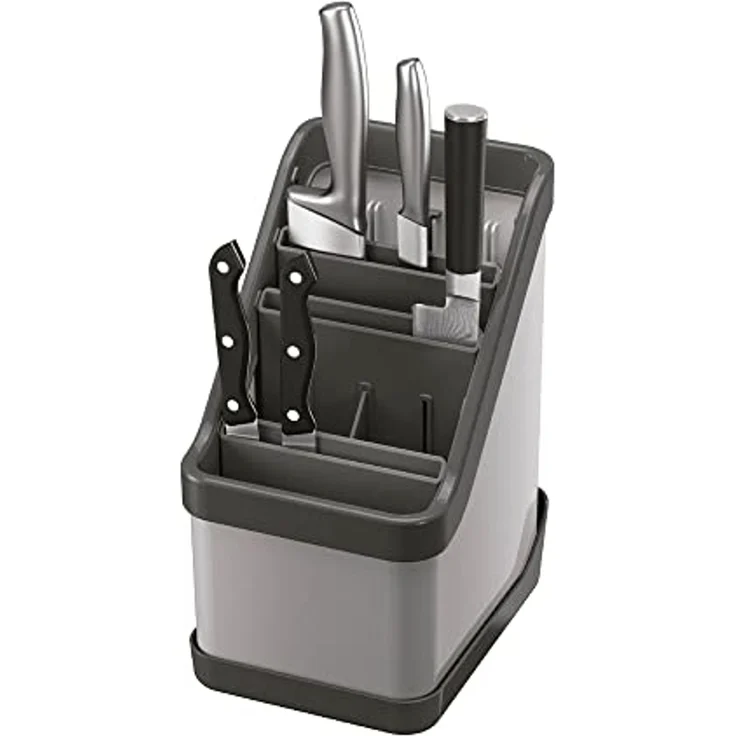 METALTEX 297533000 Keep-Tex Abtropfgestell aus Kunststoff, grau / Bestecksammler – Bild 1