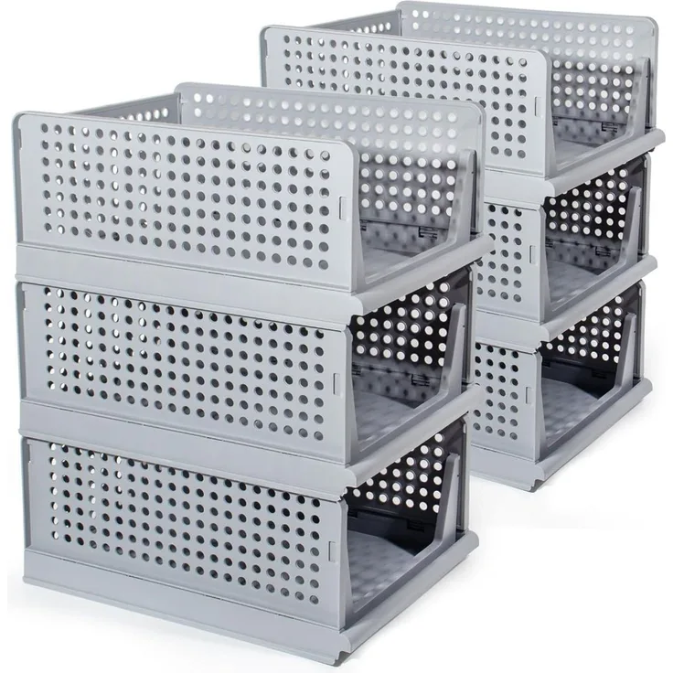 Zedelmaier Organizer Schrank-Organizer Kleiderschrank Schublade faltbare Aufbewahrungsbox (Set, 6 St, Set of 6), Klappbar und Stapelbar