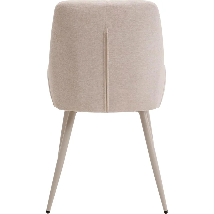 Kare Design Stuhl Rubina, Greige, Creme, elegant, 48 cm Sitzhöhe, Esszimmerstuhl, Polsterstuhl, Wohnzimmer, 88 x 49 x 59 cm (H/B/T) – Bild 6