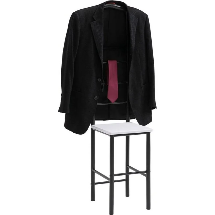 CARO-Möbel Herrendiener JIVO, Herrendiener Kleider Ständer Stummer Diener Kleiderbutler Garderobe St – Bild 4