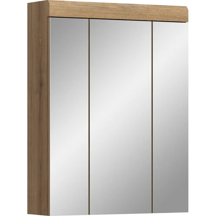 Spiegelschrank B/H/T: 60x79x18 cm in Evoak Oak Nachbildung