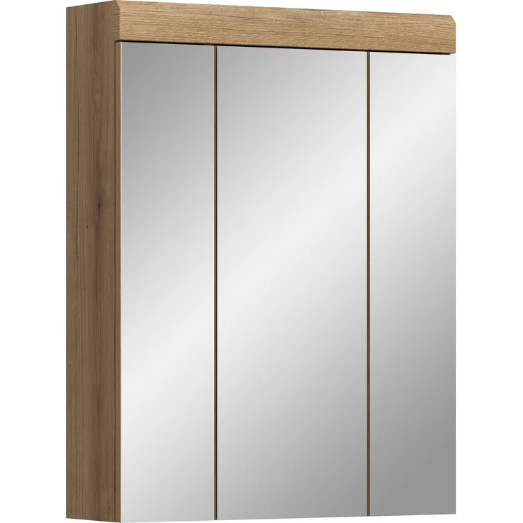 Spiegelschrank B/H/T: 60x79x18 cm in Evoak Oak Nachbildung