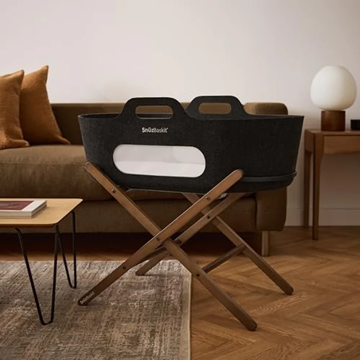Snüz SnüzBaskit Moses Basket + Stand Set -Graphite – Bild 7