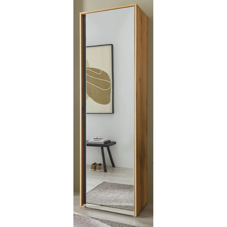 Garderobenschrank Center in Eiche 60 x 200 cm – Bild 1
