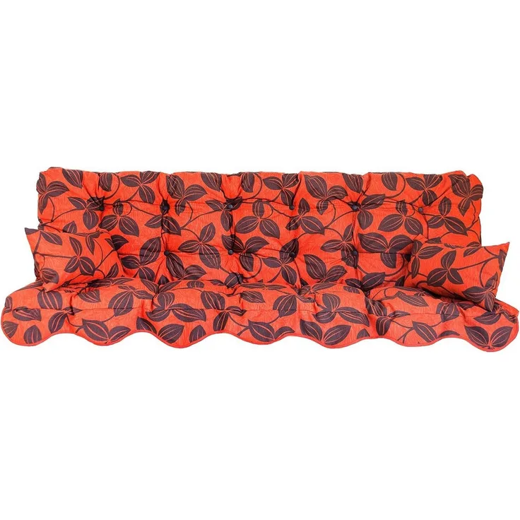 Kühnemuth Auflagekissen Auflagen Set für Hollywoodschaukeln Sitzkissen 180x50 cm Design 200