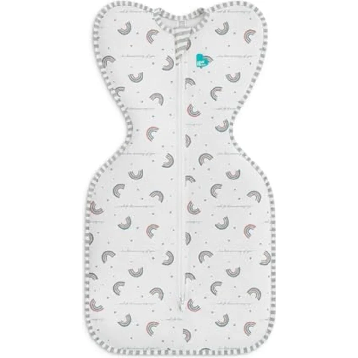 Love To Dream Puck-Babyschlafsack Neugeborenen-Essentials für 0–6 Monate alte Baby-Mädchen und -Jungen. 1,0 Tog-Babyschlafsack mit Armen, für komfortablen und ruhigen Schlaf, Von Hebammen empfohlen – Bild 5
