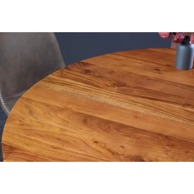 riess-ambiente Esstisch MAISON JADE Ø130cm natur (Einzelartikel, 1-St), Esszimmer · Massivholz · Akazie · rund · Scandinavian Design – Bild 4