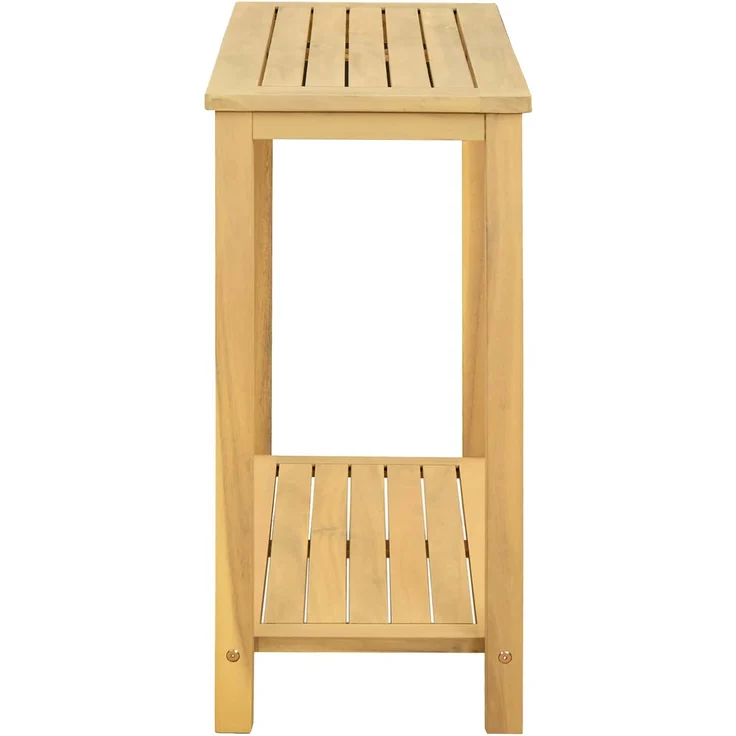 vidaXL Gartenkonsole Tisch Helles Akazienholz 80 x 35 x 75 cm 42026789 – Bild 3