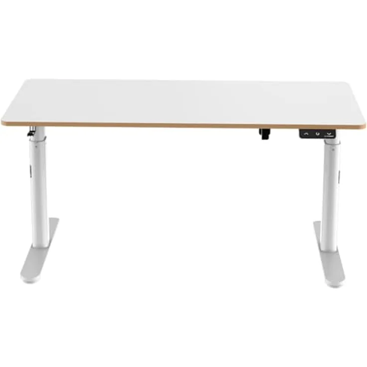 Ultradesk Pulsar Gerade Rechteckige Form MDF-Platten Stahl Gaming Weiß – Bild 6