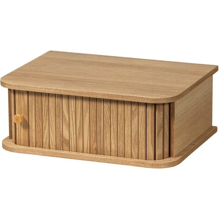 Nachttisch Jena aus Kiefernholz, Natur, 40 x 30 x 15 cm