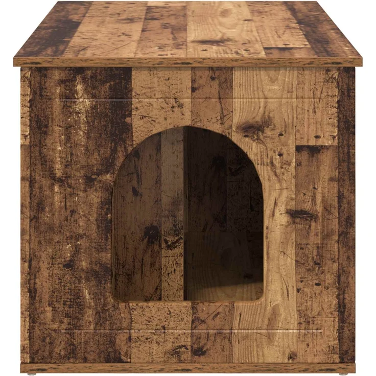 vidaXL Katzenhaus Altholz 85 x 55 x 50,5 cm Holzwerkstoff 8000723 – Bild 8